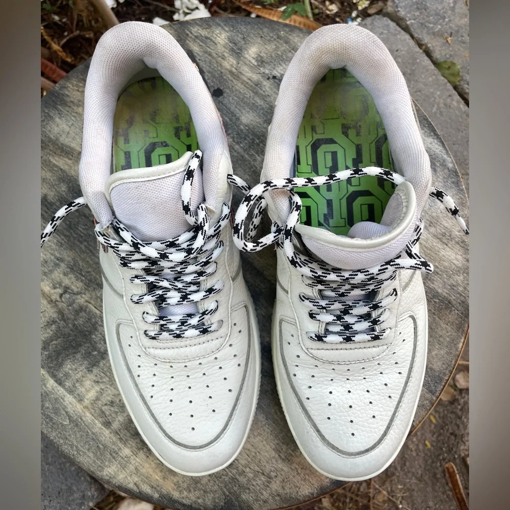 GF-01 by John Geiger 'White Pebbled Leather size 8 US - Picture 4 of 12